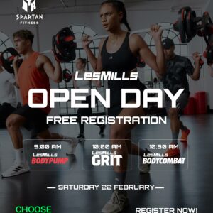 LES MILLS OPEN DAY – REGISTRATION