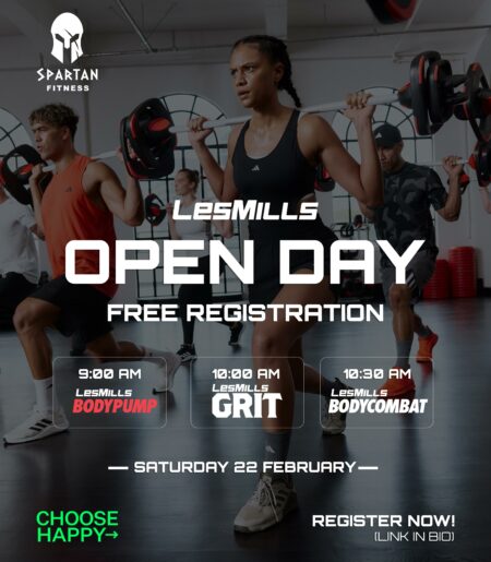 LES MILLS OPEN DAY – REGISTRATION